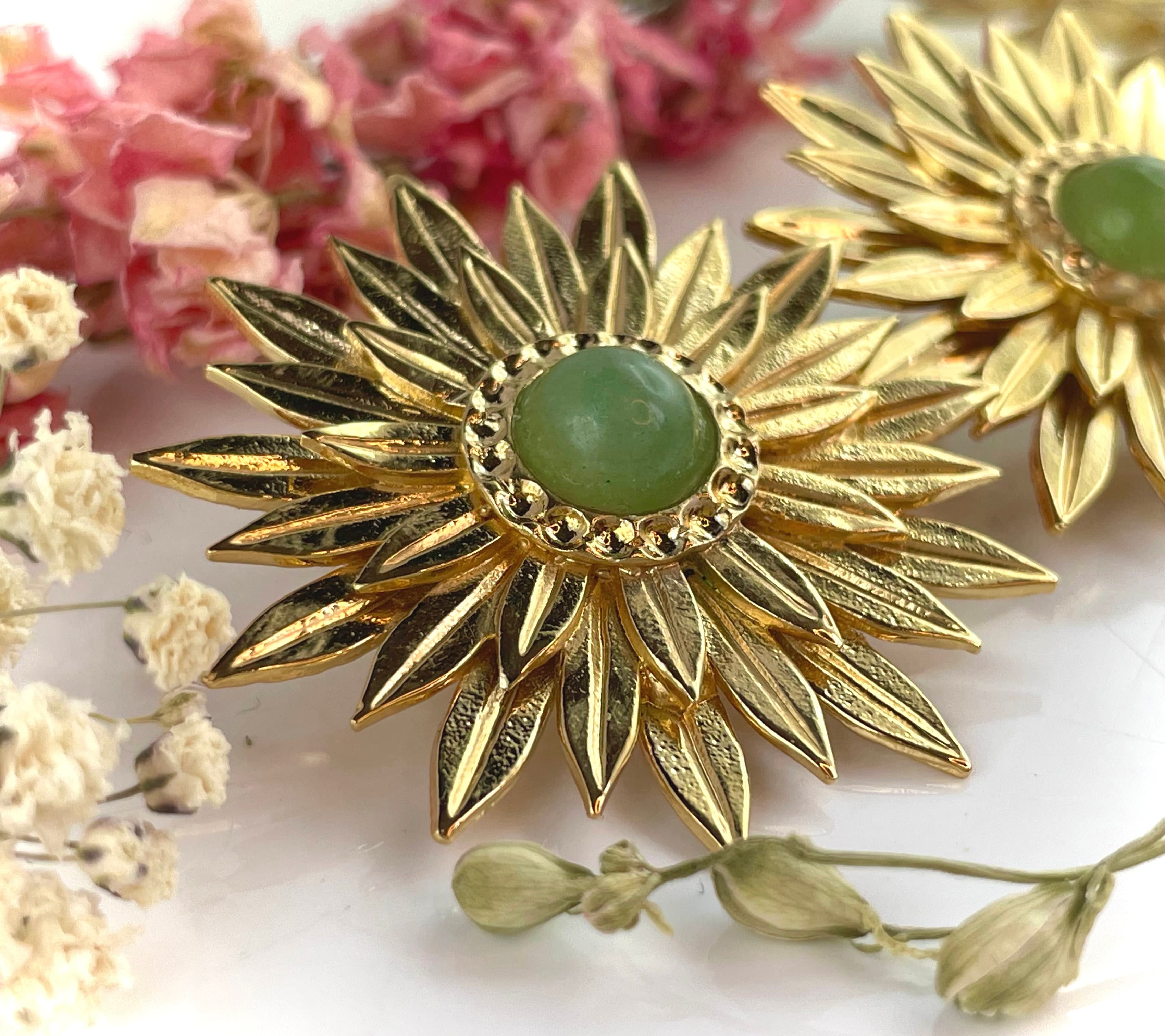 Boucles d’oreilles Corses Tournesol XXL