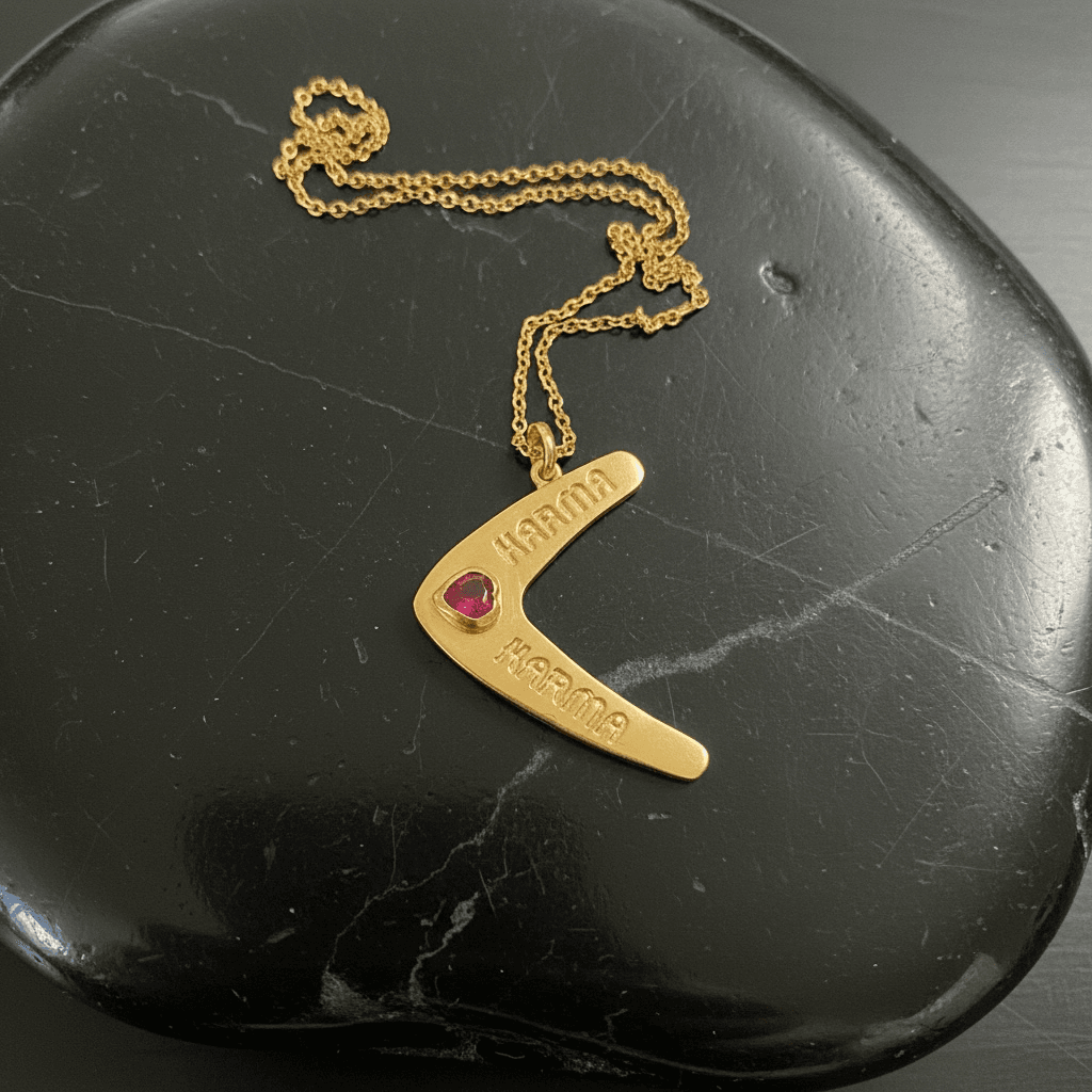 Collier boomerang KARMA