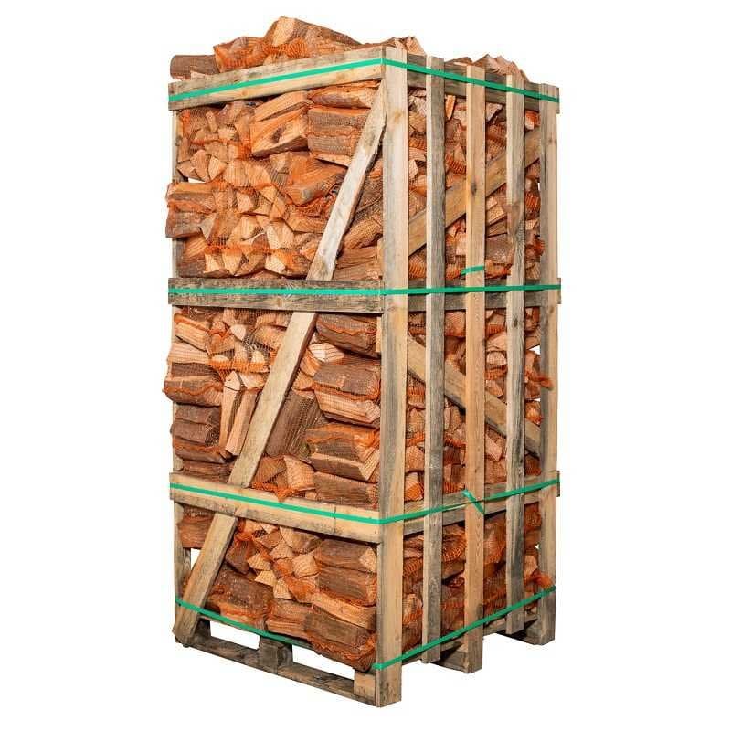 Brennholz Birke 25 cm 80 Sack Palette