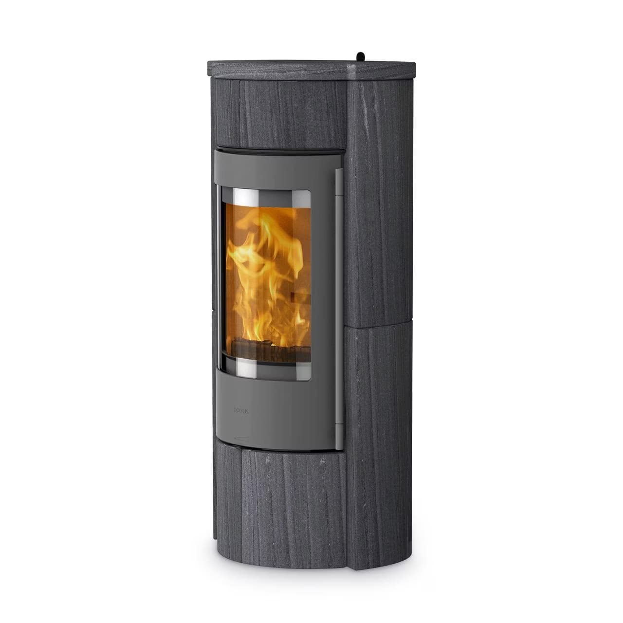 Kaminofen Lotus Prestige M Indian Night 5 kW - DIBt, Korpus Grau