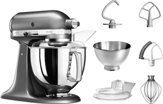 KitchenAid Küchenmaschine 5KSM175PSEWH - Medaillon Silber