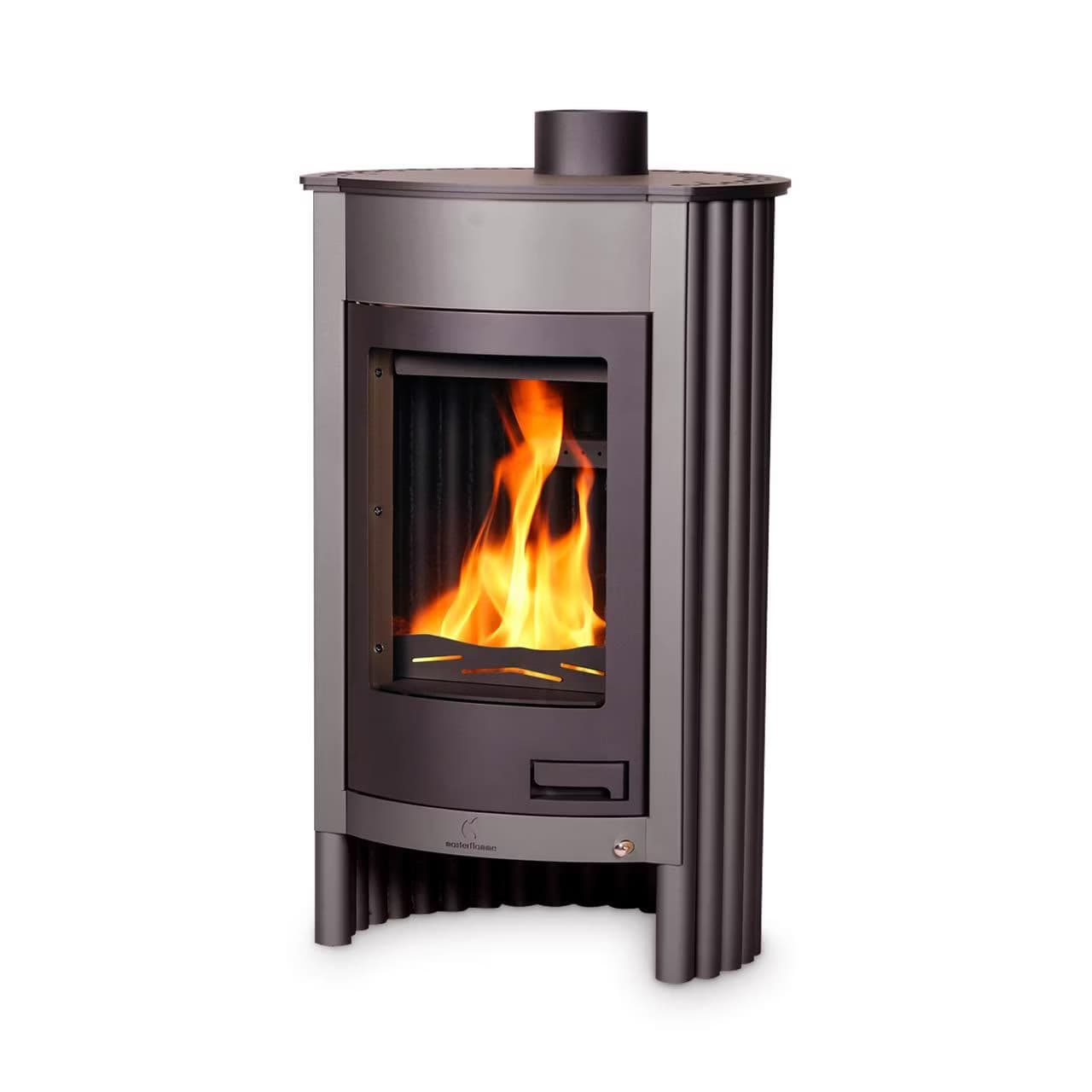 Warmluftofen Masterflamme Medie 1, 12 kW - Grau