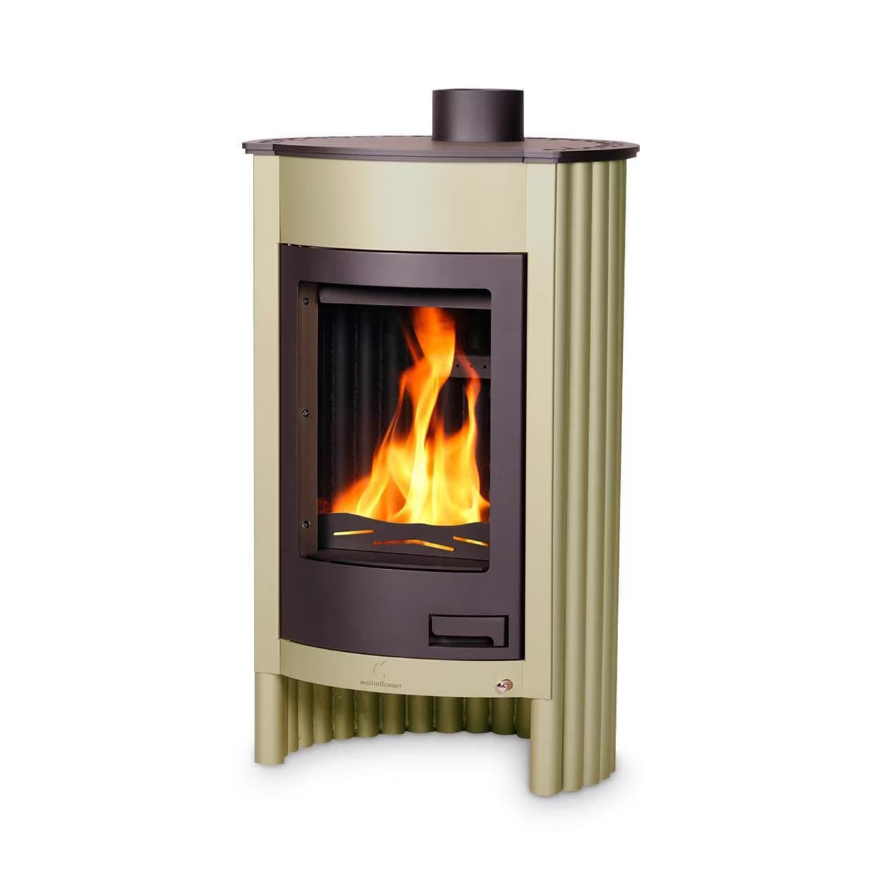 Warmluftofen Masterflamme Medie 1, 12 kW - Olive