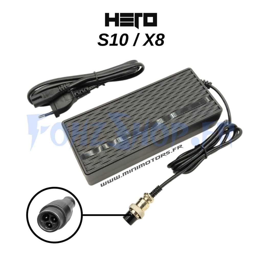 Chargeur 48V (54.6V 2A) pour Hero S8 & S9