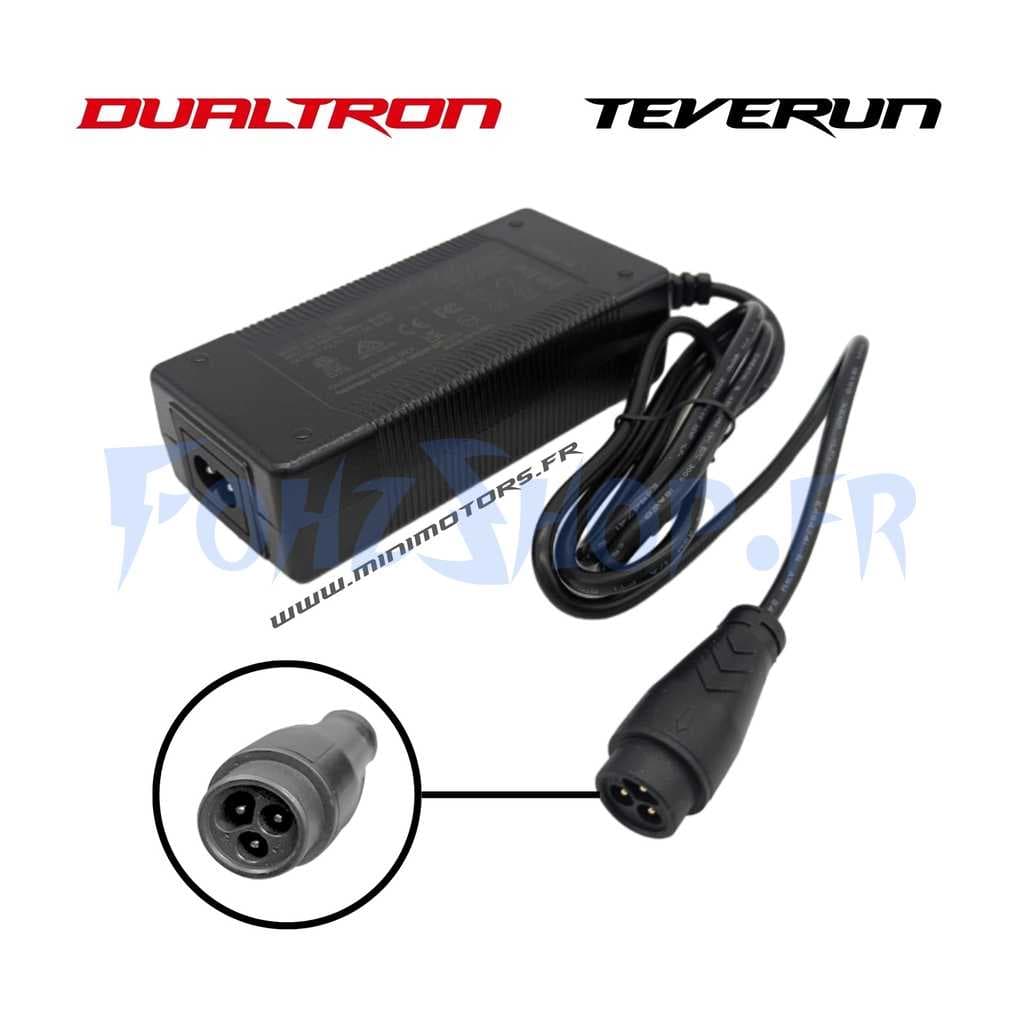 Chargeur 66,4V 1,75A V2 connecteur LP16-3P pour Dualtron, Teverun, Rovoron & Speedway