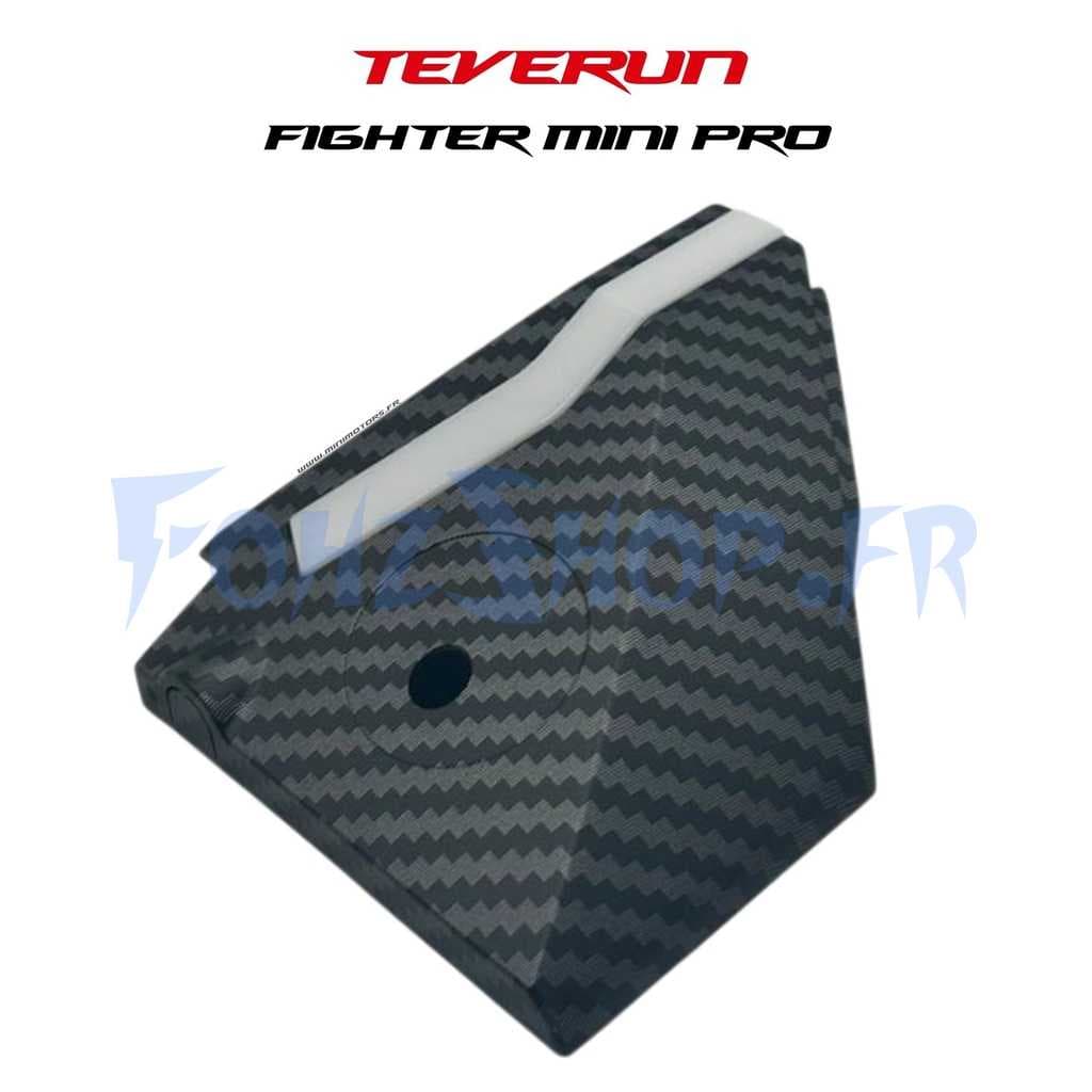 Cache protection LED deck avant gauche / arrière droit effet carbone pour Teverun Fighter Mini Pro 2025