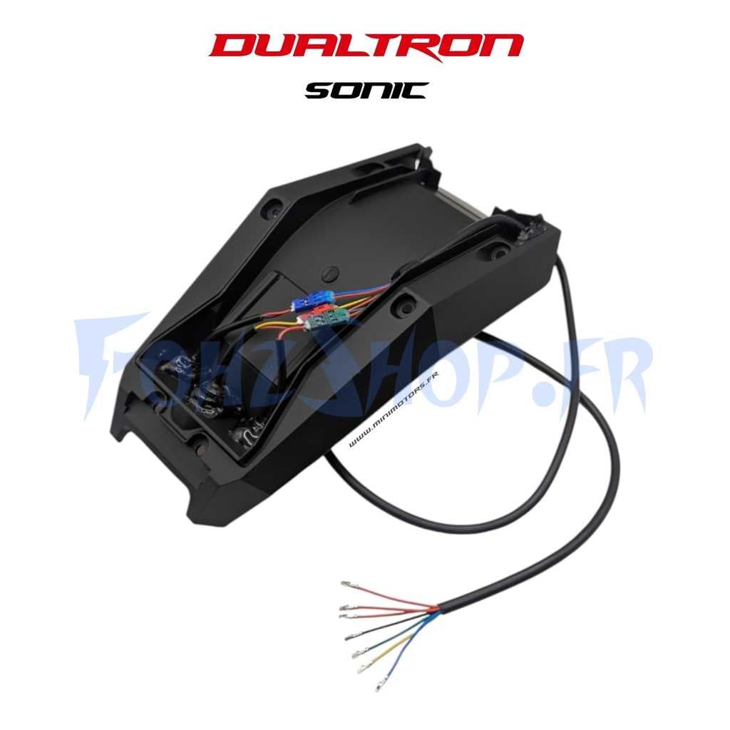 Garde-boue arrière noir avec feu arrière pour Dualtron Sonic