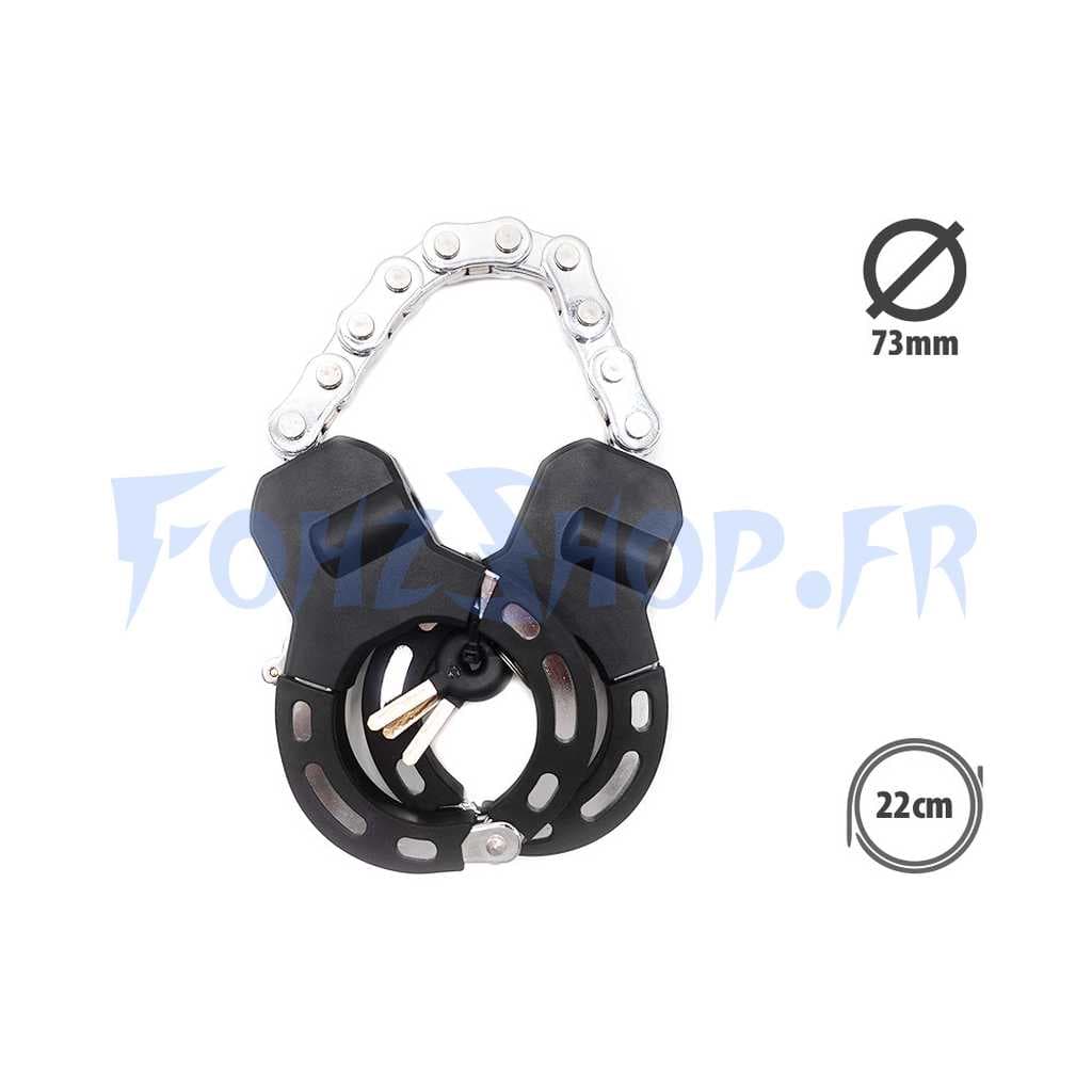 Cadenas menottes antivol trottinette