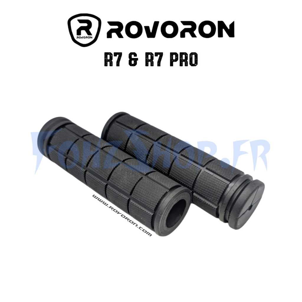 Poignées caoutchouc (la paire) pour Rovoron R7 & R7 Pro