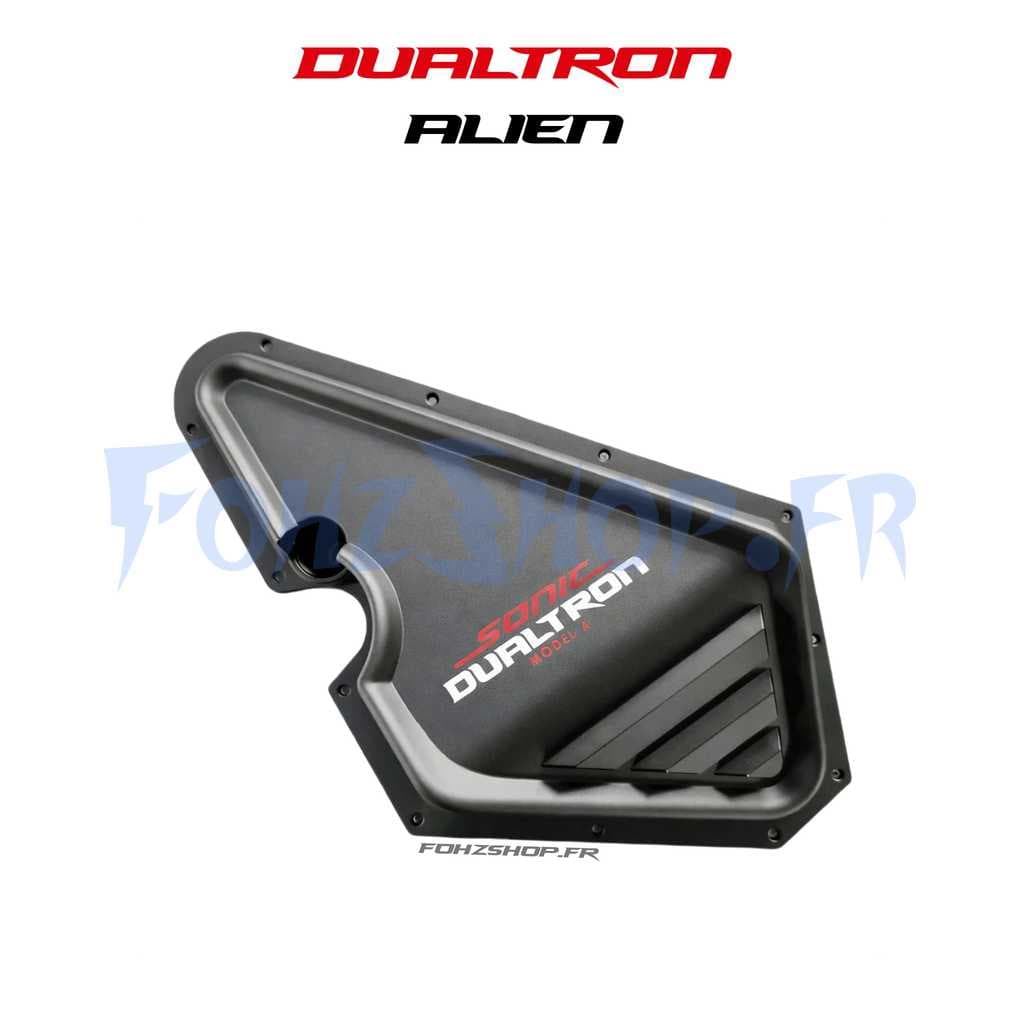 Cache gauche boîtier colonne de direction noir pour Dualtron Alien