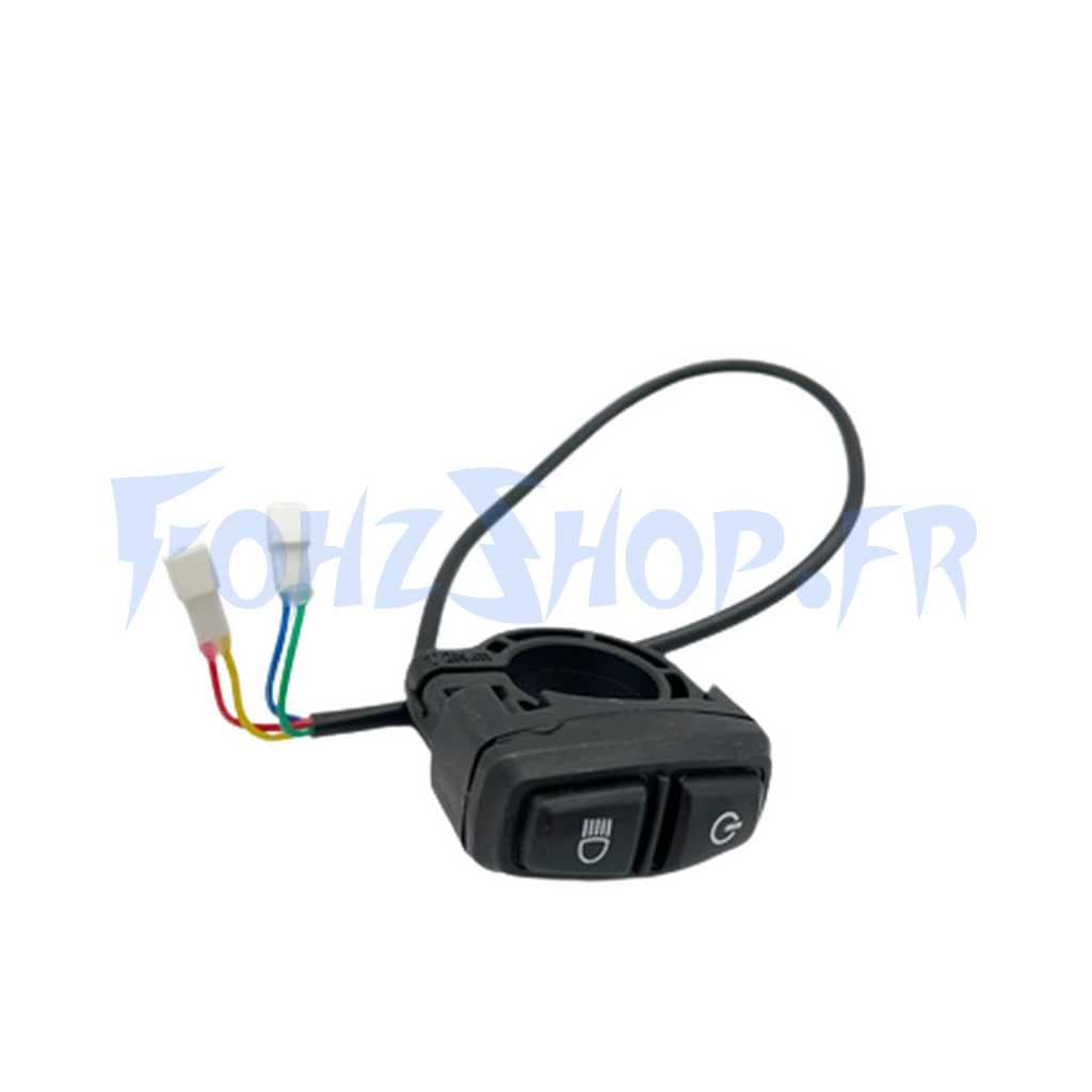 Commodo multifonction (Allumage, Phare) pour Dualtron Pop mono moteur