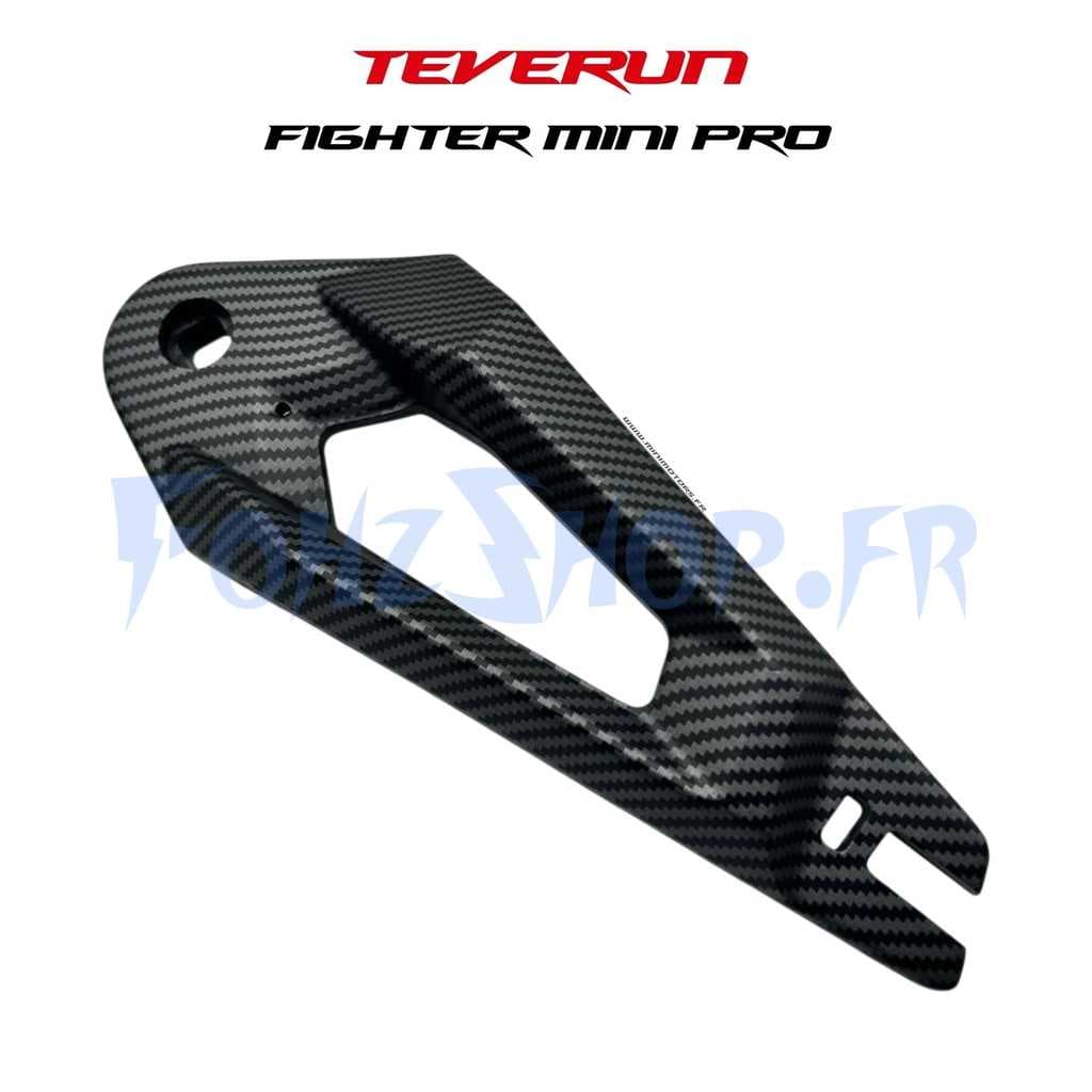 Bras de fourche avant gauche / arrière droite effet carbone pour Teverun Fighter Mini Pro 2025