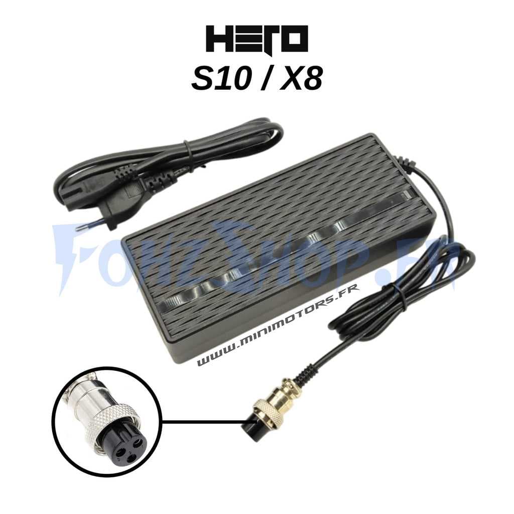 Chargeur rapide 48V (54.6V 3A) pour Hero S8 & S9