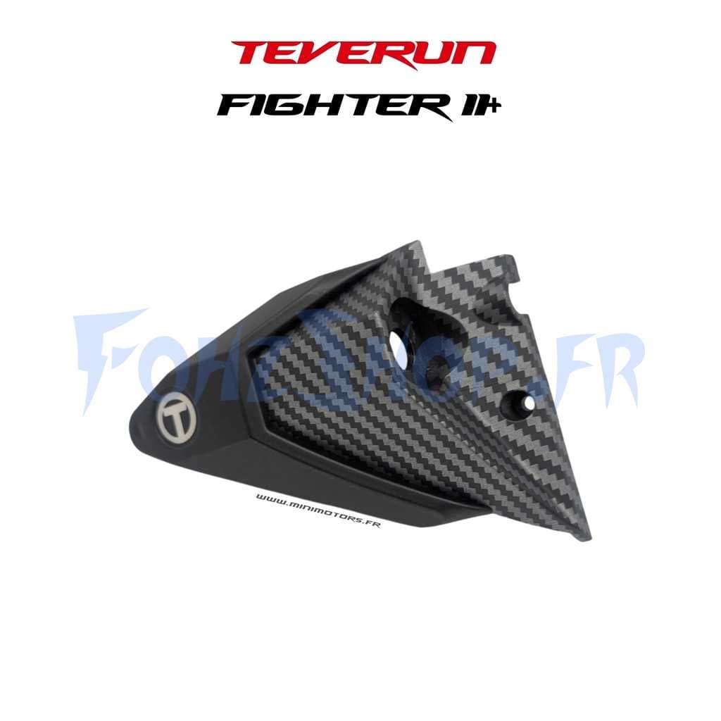 Support feu LED du deck avant droit / arrière gauche effet carbone pour Teverun Fighter 11+ 2026