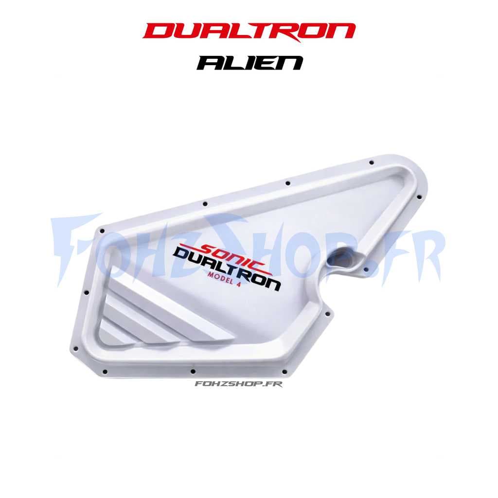 Cache droit de boîtier de colonne de direction blanc pour Dualtron Alien