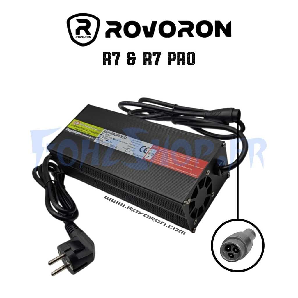 Chargeur rapide 66V 6.5Ah pour batterie 60V pour Rovoron