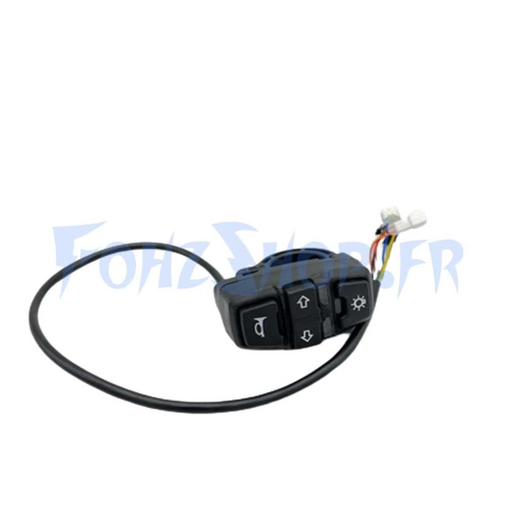 Commodo multifonction (Klaxon, Clignotants, Phare) pour Dualtron Pop mono moteur