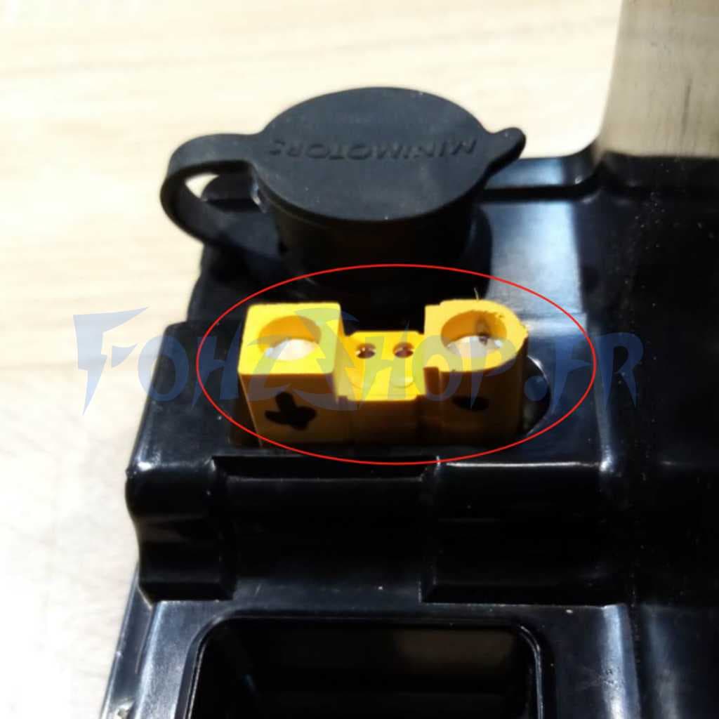 Connecteur reliant la batterie et le contrôleur XT120-F pour Dualtron City
