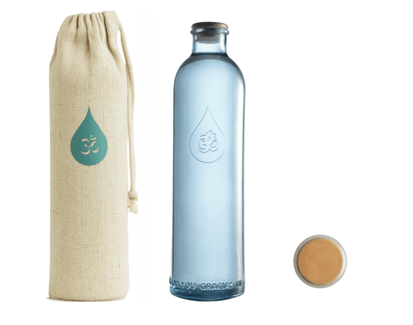 OmWater Flying Gratitude – Bouteille Énergétique Nomade 1,23 L