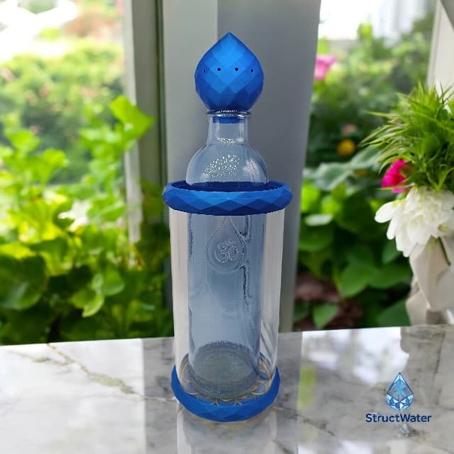 StructWater Precious – Dynamiseur d’Eau avec Bouteille OmWater 1,23 L et Bouchon Zome 13