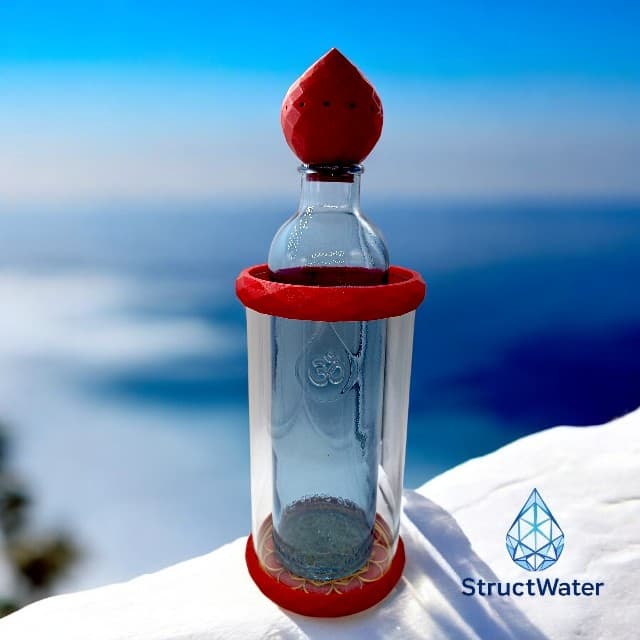 StructWater Precious – Dynamiseur d’Eau avec Bouteille OmWater 1,23 L et Bouchon Zome 13