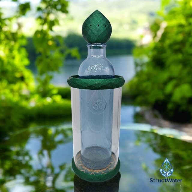 StructWater Precious – Dynamiseur d’Eau avec Bouteille OmWater 1,23 L et Bouchon Zome 13