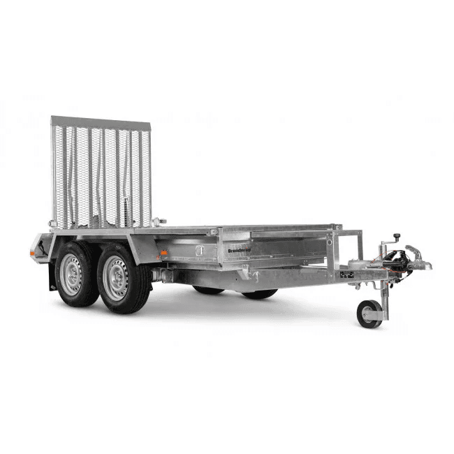 Brenderup MT2610STB2600 Pritschenanhänger – Gesamtgewicht 2600 kg – Doppelachse