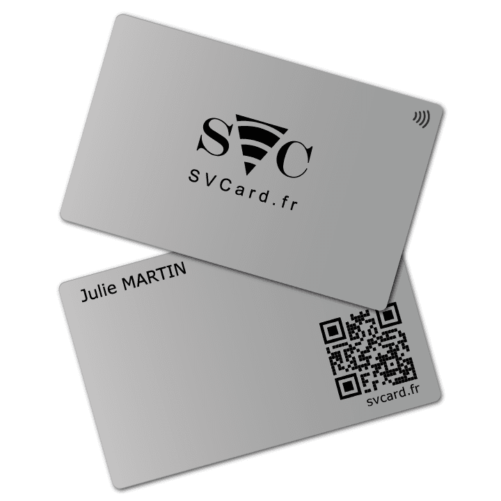 SVCard NFC Métal Silver