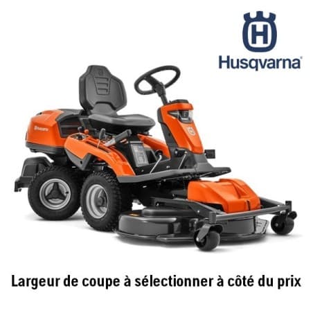 Tracteur tondeuse Rider Husqvarna R316TX - Coupe frontale