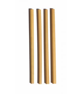 Lot de 4 Pailles En Bambou