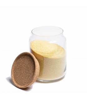 Bocal En Verre, Couvercle En Liège - 1L