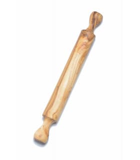 Rouleau à Pâtisserie avec Poignées en Bois d'Olivier - 42 cm