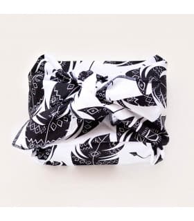 Furoshiki " Plume des Plaines " 75 x 75 cm