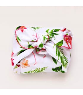 Furoshiki " Flamand des îles " 75 x 75 cm