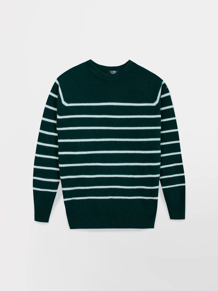 Pull fabriqué en France Etienne - Couleur vert - Pour Homme - TBS - Taille L