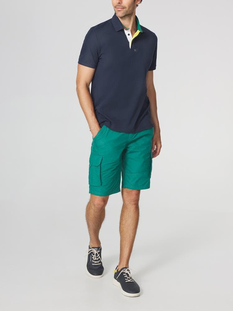 Polo manches courtes Clidepol - Couleur bleu marine - Pour Homme - TBS - Taille M