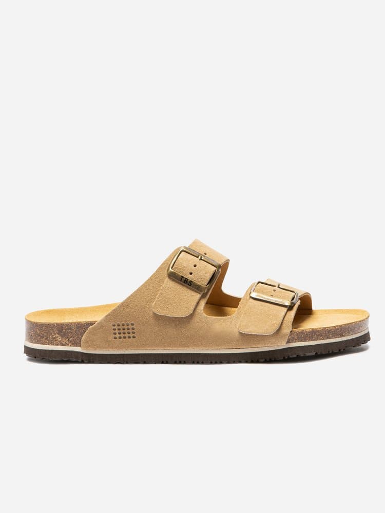 Mules Neylann pour Homme - Couleur beige - TBS - Pointure 43