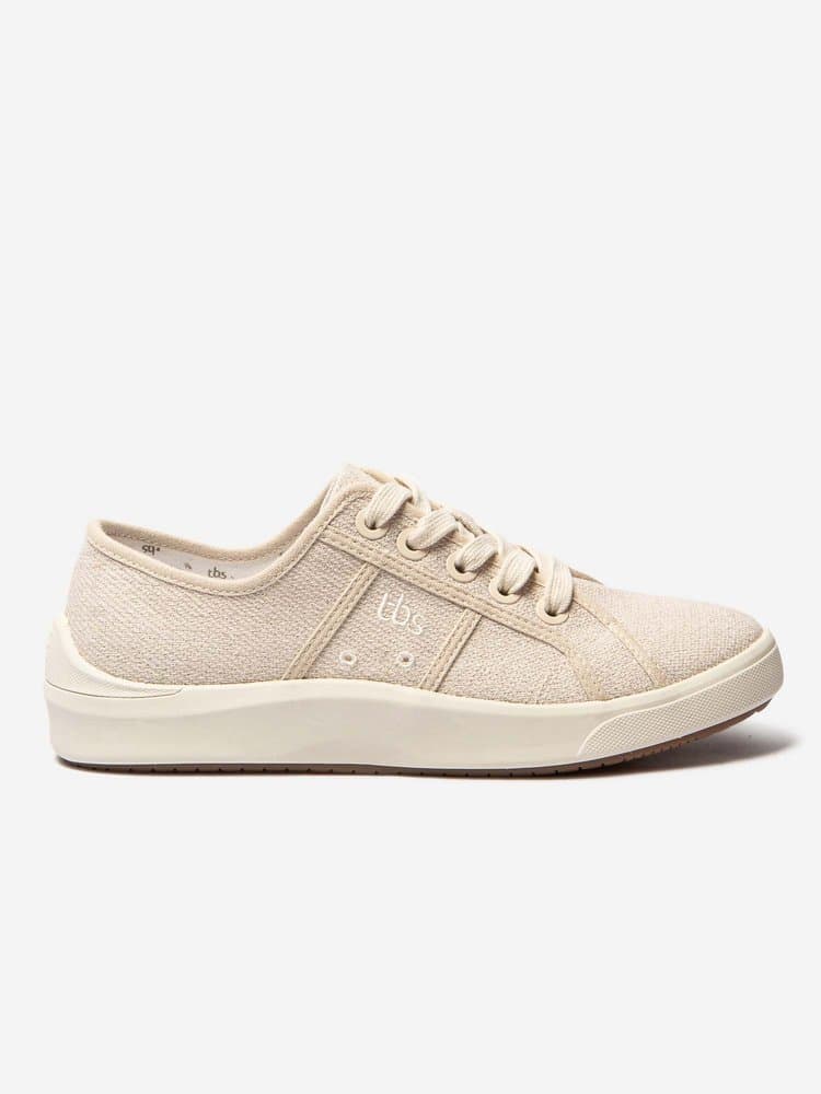 Tennis toile Opiwave pour Femme - Couleur beige - TBS - Pointure 40