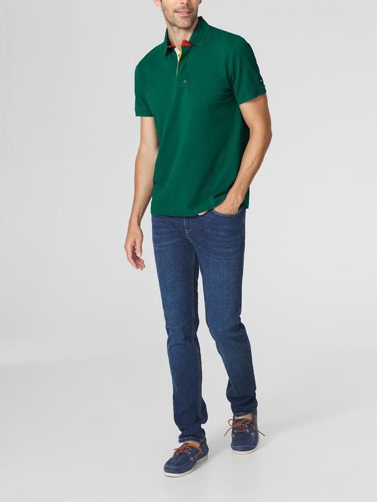 Polo manches courtes Clidepol - Couleur vert - Pour Homme - TBS - Taille XL