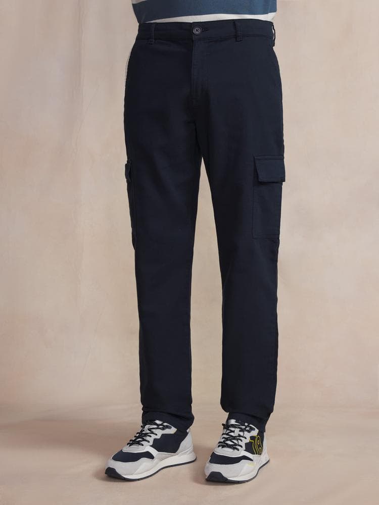 Pantalon cargo Foxeepan - Couleur bleu marine - Pour Homme - TBS - Taille 40