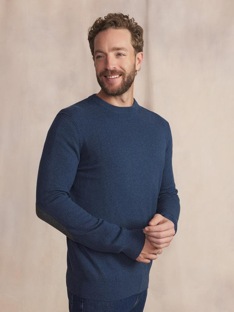 Pull encolure ronde Malikron - Couleur bleu - Pour Homme - TBS - Taille 3XL