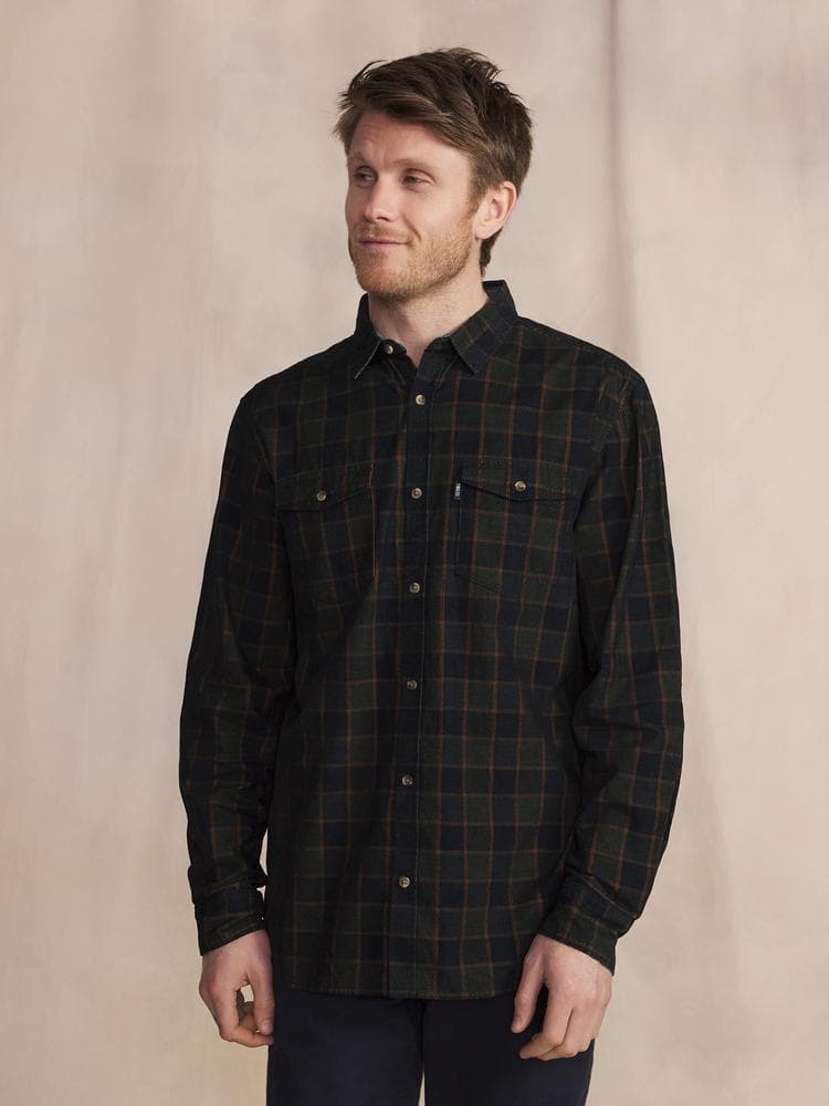 Chemise manches longues Flaydche - Couleur vert - Pour Homme - TBS - Taille XXL