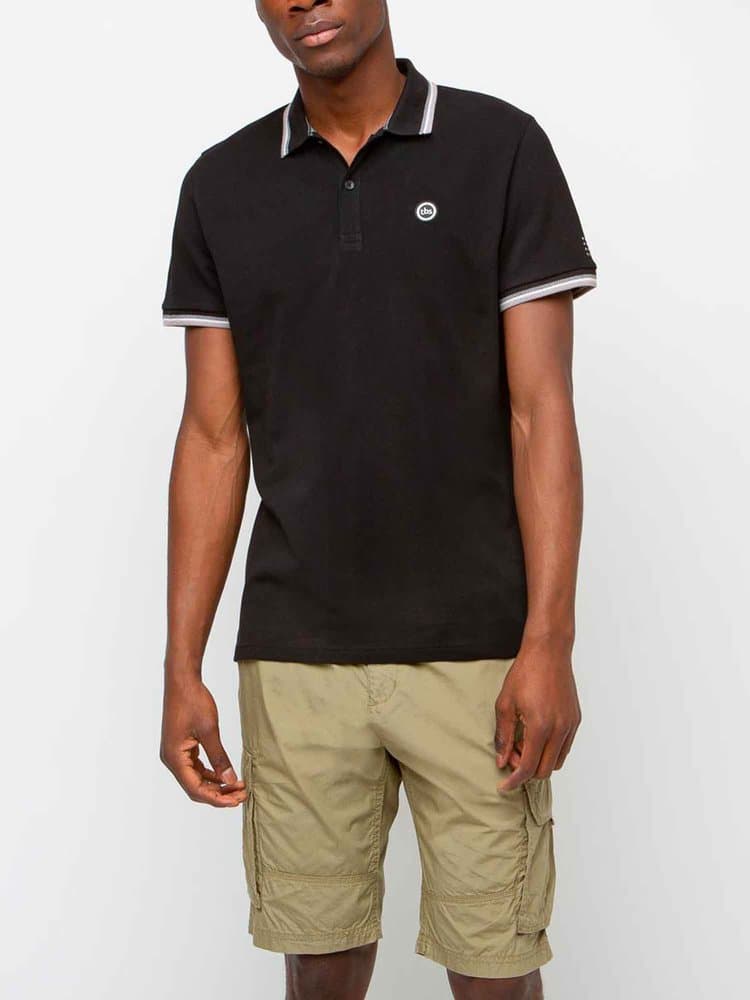 Polo manches courtes Yvanepol14024 - Couleur noir - Pour Homme - TBS - Taille L