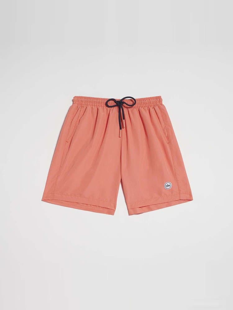 Short de bain made in France Albin - Couleur rose/rouge - Pour Homme - TBS - Taille 46