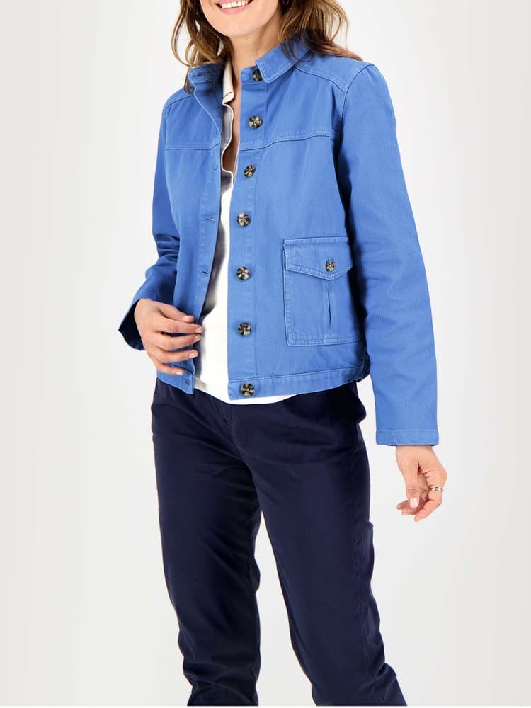 Veste Madieves - Couleur bleu - Pour Femme - TBS - Taille 46