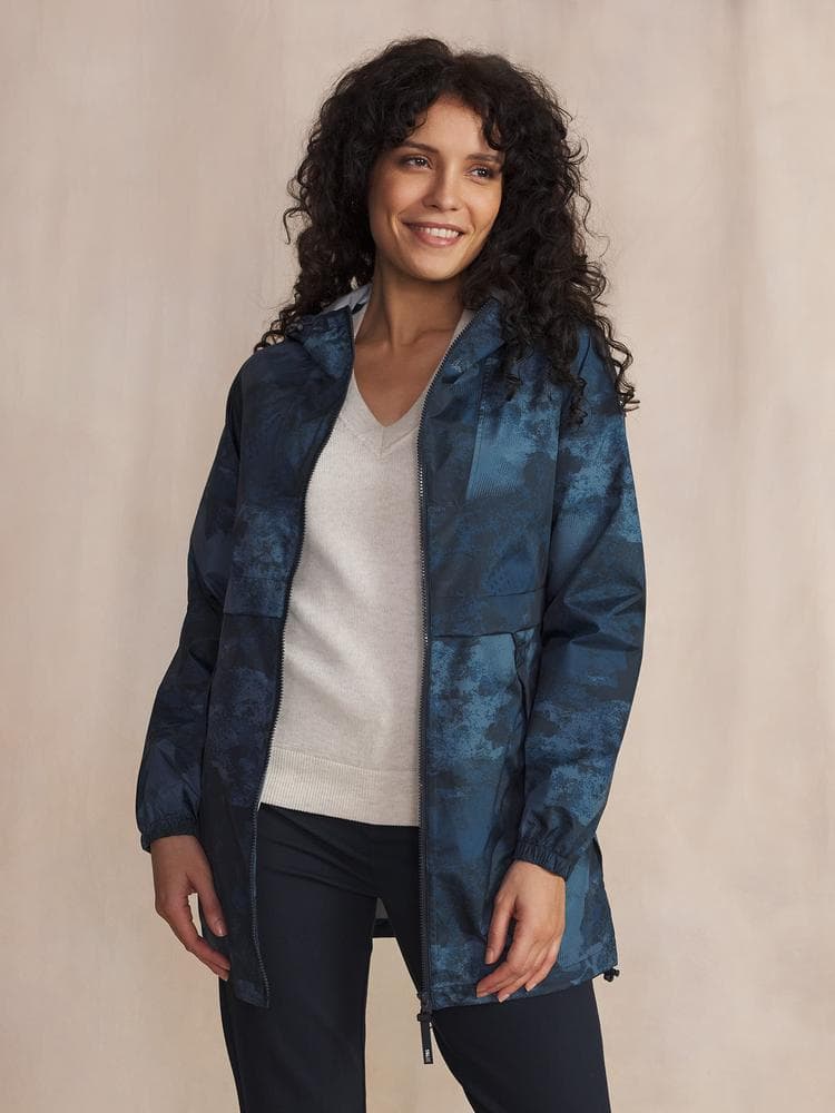Manteau imperméable Magdaman - Couleur bleu marine - Pour Femme - TBS - Taille 44