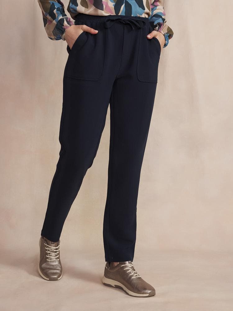 Pantalon Nolwepan - Couleur bleu marine - Pour Femme - TBS - Taille 42