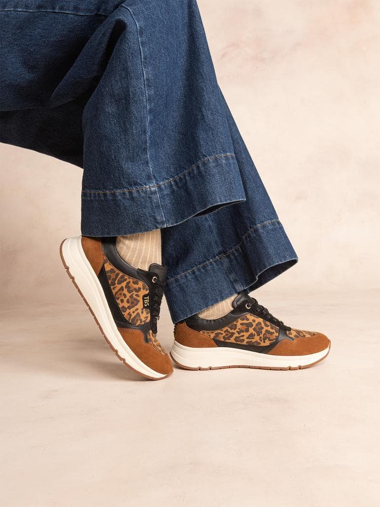 Baskets Blondie pour Femme - Couleur marron - TBS - Pointure 41