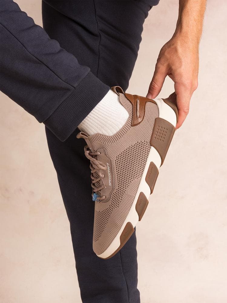 Chaussures de running Jaziwat pour Homme - Couleur beige - TBS - Pointure 46