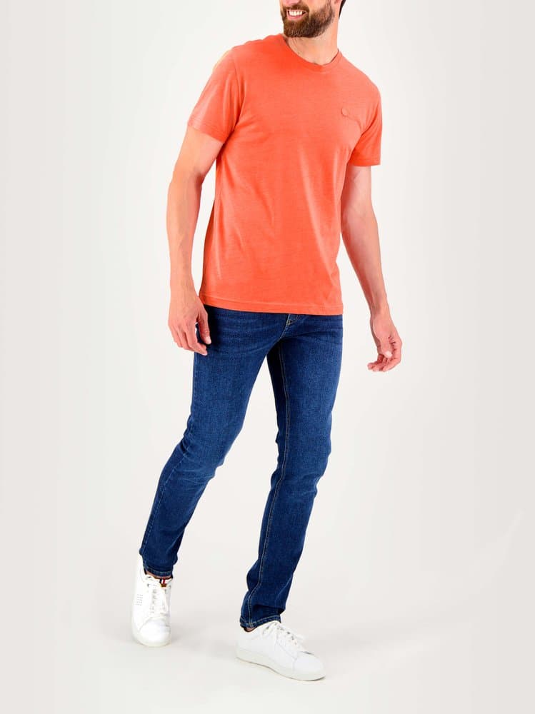 T-shirt manches courtes Pieretee - Couleur rose/rouge - Pour Homme - TBS - Taille L